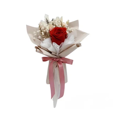 دسته گل تک شاخه رز